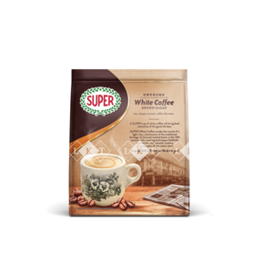 SUPER <b>Charcoal</b> Roasted Heritage White Coffee Nut Flavored Caffeinated Instant Coffee High Grade <b>Bag</b> - Product Image 1