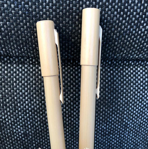 2019 logotipo personalizado de madera de bambú de la pluma de bola con buena caja de regalo de madera para oficina de negocios por escrito (Kaylin + 84 817092069) - Product Image 2