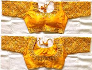 Blusa de diseñador para fiesta, ropa de diario de última colección, larga, multicolor, bordada, trabajo, elegante - Product Image 5