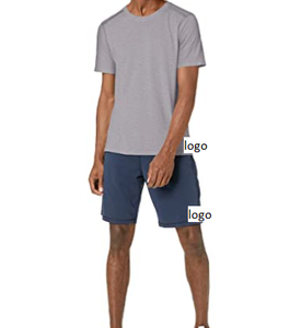 ผู้ชายวิ่งที่ไร้รอยต่อที่มีคุณภาพสูงเสื้อยืด77% ไนลอน23% โพลีเอสเตอร์นำเข้าเครื่องซักผ้า - Product Image 5