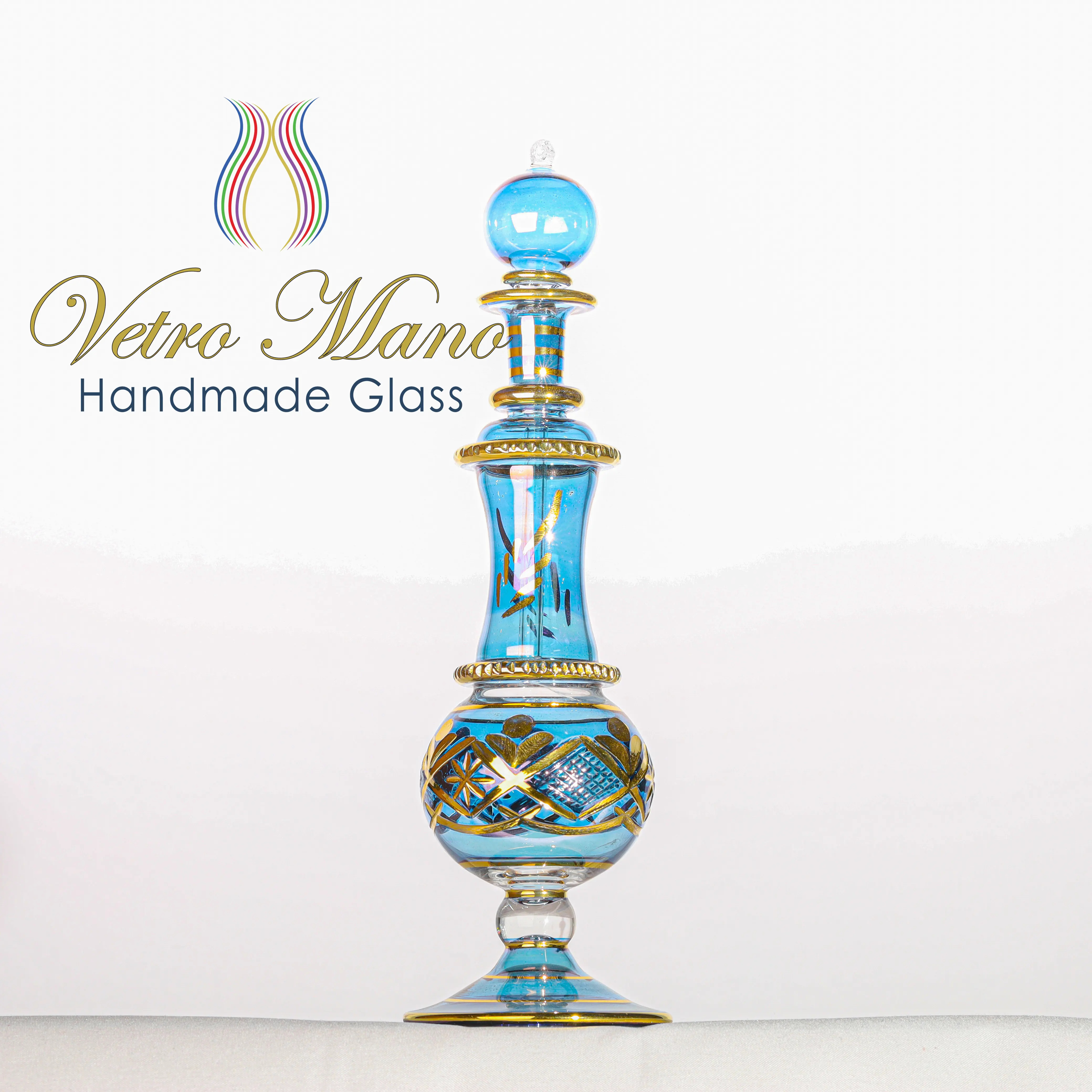 Decorative Luxury Attar Glass Perfume Bottle