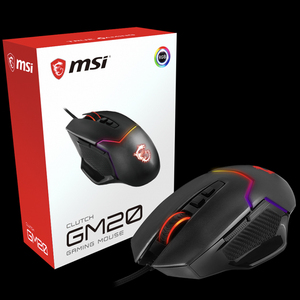 Souris de jeu <span class=keywords><strong>MSI</strong></span> Clutch GM20 FPS avec 6200 DPI, filaire, RGB, design symétrique, prise en charge de l'interrupteur Om.ron réglable - Product Image 5