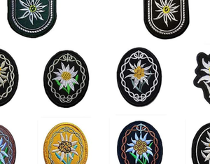 Tissu brodé à la main 100% laine et fil de fer Logo personnalisé Badges en tissu WW2 Allemagne Patch - Product Image 5