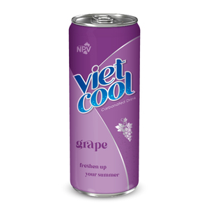Lata de 250ml con sabor a lichi de bebida carbonatada de la marca Vietcool de la empresa mayorista de Vietnam-Etiqueta privada con muestra gratis - Product Image 2