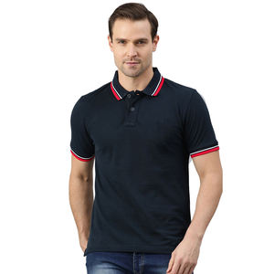 Camiseta informal de verano 100% de algodón para hombre, Jersey de moda de alta calidad, diseño sólido, bolsillo de secado rápido, bordado de manga corta - Product Image 1