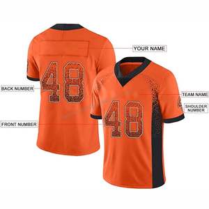 Haute qualité 100% Polyester Youth Club uniformes de football américain taille XL maillots personnalisés avec pantalon assorti pour adultes - Product Image 5