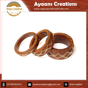 AYAANS 2024 Brazaletes de madera hechos a mano Excelente calidad Sin pulir Retro Nueva Venta de fábrica para suministro a granel - Product Image 4