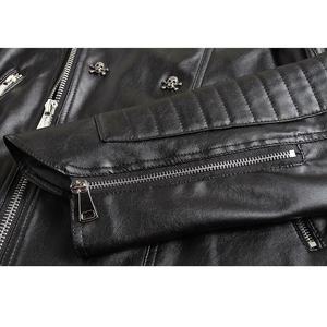 Blousons en cuir d'agneau d'hiver personnalisés pour hommes et femmes - Mode moto vintage confortable - Product Image 5