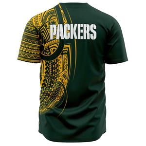 Camiseta de béisbol con diseño polinesiano para niños y niñas, jersey de béisbol con estilo, ropa de calle informal, personalizada, unisex - Product Image 6