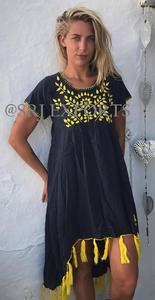 2026เดรสฤดูร้อนของผู้หญิงชุดเดรสแฟชั่นทรงต่ำมากปักลายดอกมะนาวเซ็กซี่โบฮีเมียนสตรีแต่งริมเสื้อคลุม - Product Image 2