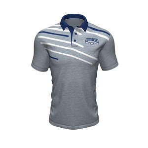 Nueva camiseta Polo de moda para hombre, diseño de sublimación completo personalizado, camiseta de Terry, manga corta antiarrugas, Impresión de sublimación completa caliente - Product Image 1