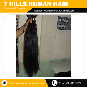 ผมต่อจากผมมนุษย์แบบเลมี่อินเดียสำหรับสุภาพสตรีผมต่อ - Product Image 4