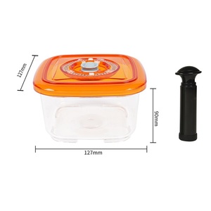 BSS-0.7 BSCI 700ML Food Grade Plastic Airtight Vacuum Canister for Food Storage PC Container