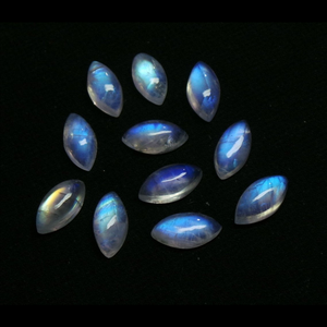 " 5X10mm Marquise Natural Rainbow Moonstone " Wholesale Factory Price High Quality Loose Gemstone | NATURAL RAINBOW MOONSTONE | - Product Image 2