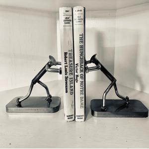 Serre-livres portables en métal pour hommes, décoratifs, disponibles au prix d'usine - Product Image 2