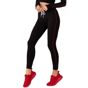 Pantalones de Yoga ecológicos, mallas negras de alta calidad a la moda, medias de Yoga por sublimación, pantalones digitales personalizados, 2022 - Product Image 3