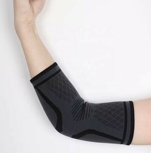 PIHA SPORTS <b>Compression</b> Elbow Sleeve with Crazy Fit Massage for Sports & Tennis Elbow Pain Relief Featuring Bamboo Charcoal - Product Image 3