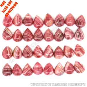 Rhodochrosite armut bombeli değerli taş