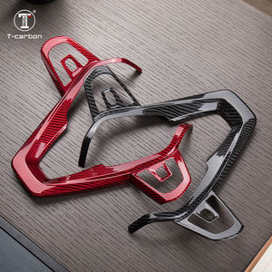 Ruedas de dirección de emblema de fibra de carbono cubierta del <span class=keywords><strong>volante</strong></span> - Product Image 6