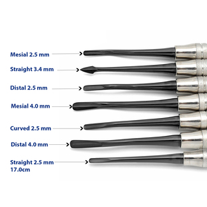 Set de 7 elevadores dentales de lujo PDL, instrumentos quirúrgicos con puntas recubiertas de titanio - Product Image 3