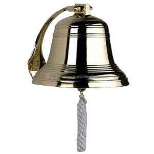 พรีเมี่ยมที่มีคุณภาพทองเหลืองติดผนังทะเลแขวนเรือระฆังทะเล - Product Image 5