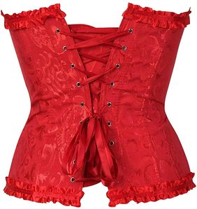 Corsés de brocado y corpiño para mujer, corsé adelgazante por encima del busto, cintura, lencería con huesos de acero, 2022 - Product Image 2