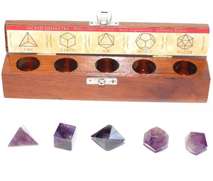 Juego de Geometría Sagrada de amatista a la venta | Juego de Geometría Sagrada de amatista Artículos metafísicos curativos en línea comprar - Product Image 1