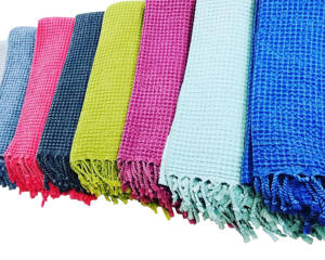 วาฟเฟิล Vintage Wash-หินล้างผ้าขนหนู Pestemal ขายส่ง-Rustic กำลังมองหา Luxury Texture - Product Image 3