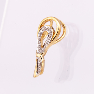 จี้เพชรรูปโบว์ชุบทอง14K 925เงินพร้อมบริการสั่งทำจากประเทศไทย - Product Image 3