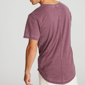 เสื้อยืดคอกลมผู้ชาย OEM ใหม่ แบบสั่งทำพิเศษ ผ้าฝ้าย 100% เสื้อยืดเต็มตัว แฟชั่นผู้ชาย เสื้อยืดออกกำลังกายผู้ชาย - Product Image 6