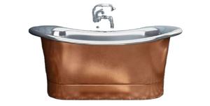 Diseño Clawfoot Zapatilla doble Bañera de cobre puro Diseño Clawfoot Bañera de cobre para usted Baño de lujo Precio al por mayor - Product Image 2