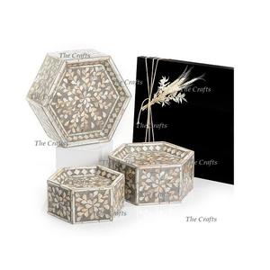 Conjunto de elevador de forma ovalada de color negro de 3 soportes para servir de madera y soporte de exhibición de nácar con alta calidad - Product Image 4