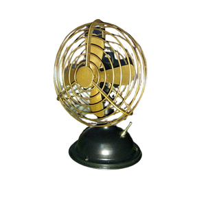 พัดลมตั้งโต๊ะวินเทจขายดี ชุบนิกเกิล คุณภาพพรีเมียม พัดลมไฟฟ้า 3 ใบพัด สำหรับตกแต่ง - Product Image 3