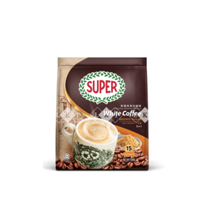 SUPER <b>Charcoal</b> Roasted Heritage White Coffee Nut Flavored Caffeinated Instant Coffee High Grade <b>Bag</b> - Product Image 2