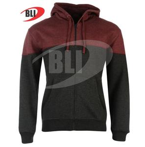 Vêtements de sport en molleton de coton personnalisés à prix de gros Utilisation régulière Sweats à capuche décontractés à fermeture éclair pour hommes avec logo personnalisé - Product Image 5