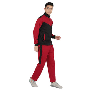 Chándales de bloques para hombre, ropa de invierno de doble Color, con etiqueta privada, teñida, lisa, a la venta - Product Image 3