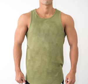 Débardeur en coton doux pour hommes, imprimé personnalisé, à la mode, pour le gymnastique - Product Image 5