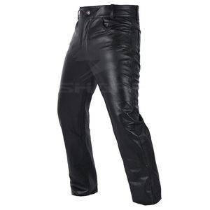 กางเกงหนังสำหรับผู้ชาย,ดีไซน์ล่าสุดออกแบบได้ตามต้องการ - Product Image 2