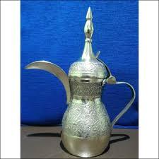 คุณภาพสูงทองเหลืองออกแบบทอง Dallah หม้อชา/หม้อกาแฟสำหรับบ้านสำนักงานและร้านอาหาร - Product Image 4