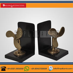 Sujetalibros Decorativos Clásicos de Metal, Aluminio Resistente, Organizador de Escritorio para Oficina y Hogar |   Organizador de Escritorio Decorativo - Product Image 3