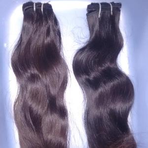 Cabello humano remy para mujer, tejido con textura natural sin procesar, de buena calidad, ondulado y liso, 10000% - Product Image 1