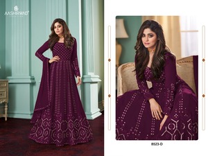 Heavy Fox-vestido de trabajo con cadena y puntada, ropa con fondo de santoon y dupatta, con precio al por mayor, Georgette - Product Image 4