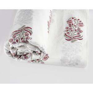 Mauve Salmon Pink Tea Green Cotton Cloth Cotton Cloth Floral 100 % Soft Cotton Fabric Quilting Fabric by the Yard - Product Image 4