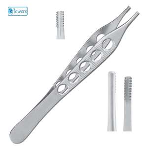 Adson คีมหนีบเนื้อเยื่อสีน้ำตาลสแตนเลสเครื่องมือผ่าตัดแบบแมนนวล - Product Image 1