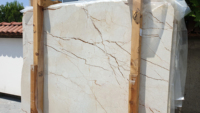 Marbre onyx beige doré Sofita 2023, poli, grandes dalles de 20 mm, carreaux décoratifs modernes pour murs et sols, décoration intérieure d'hôtel