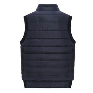 Precio de fábrica Hombres Ropa de calle de invierno Estilos urbanos Chaleco Tallas grandes Manga Menos Chaquetas acolchadas Sudaderas con capucha - Product Image 2