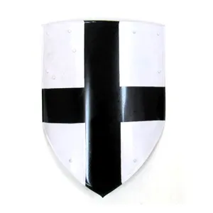 Arma de metal medieval para proteção de armadura, escudo de metal funcional para combate romano, fornecedores indianos de design raro