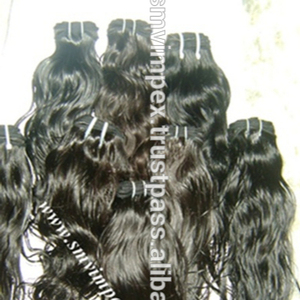 Indian Remy Human Hair <b>Weaving</b> Temple <b>Machine</b> Double Weft Hairs 100 Grams Raw Shedding Free - Product Image 6