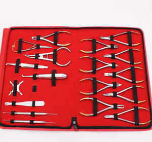 Basic Orthodontics Dental Instruments <b>Set</b> 18 Pcs Composite Kit Manual High Quality Stainless Steel Made CE ISO13485 Certified - Product Image 5