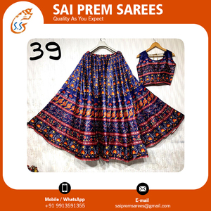 Lehenga-Impresión Digital para ropa tradicional, última moda, tejido puro, compra a granel, proveedor - Product Image 6